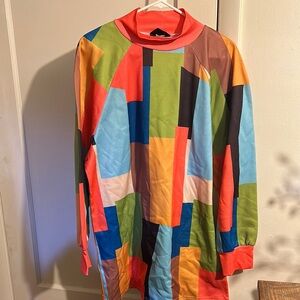 Colorful Geometric Men's Shirt